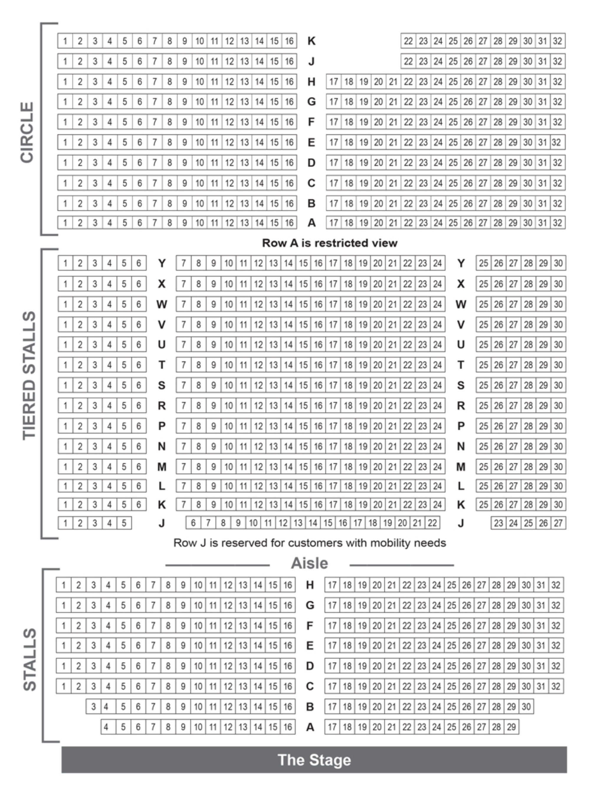 aht seating plan